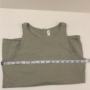 Kotn Raw Edge High Neck Tank 100% Cotton Large